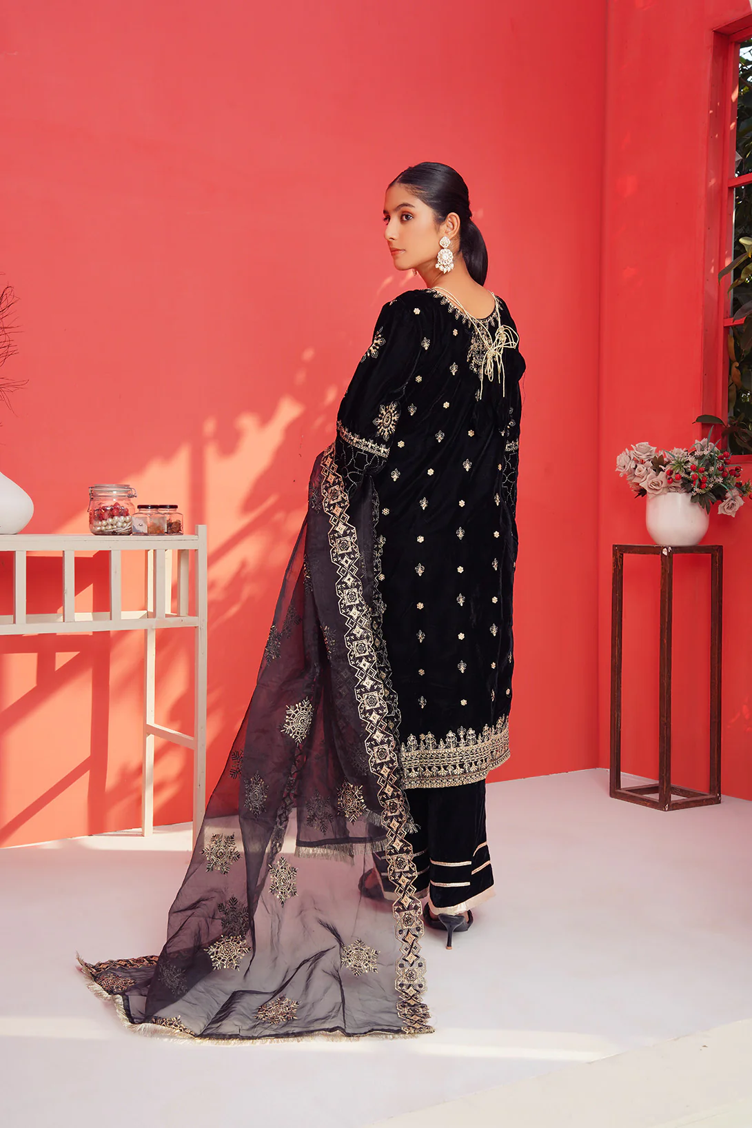 3-PC Fancy Embroided Velvot (Copy) - Image 4