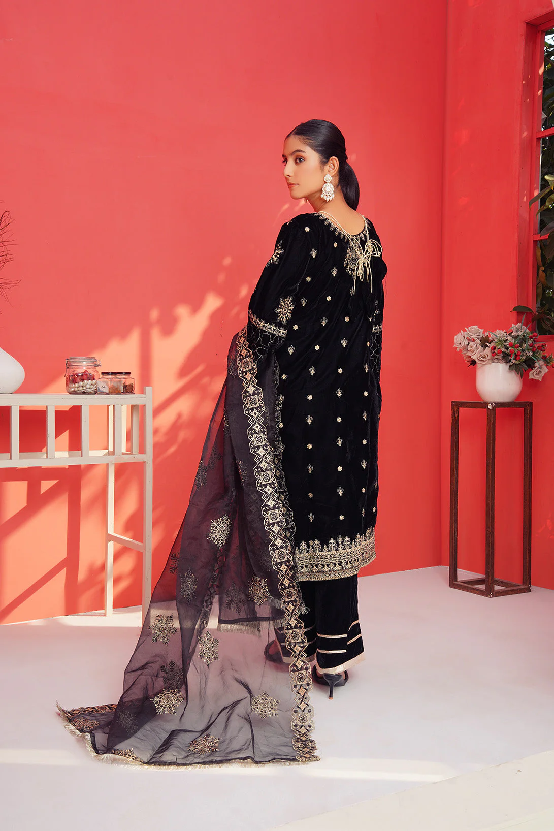 3-PC Fancy Embroided Velvot (Copy) - Image 8