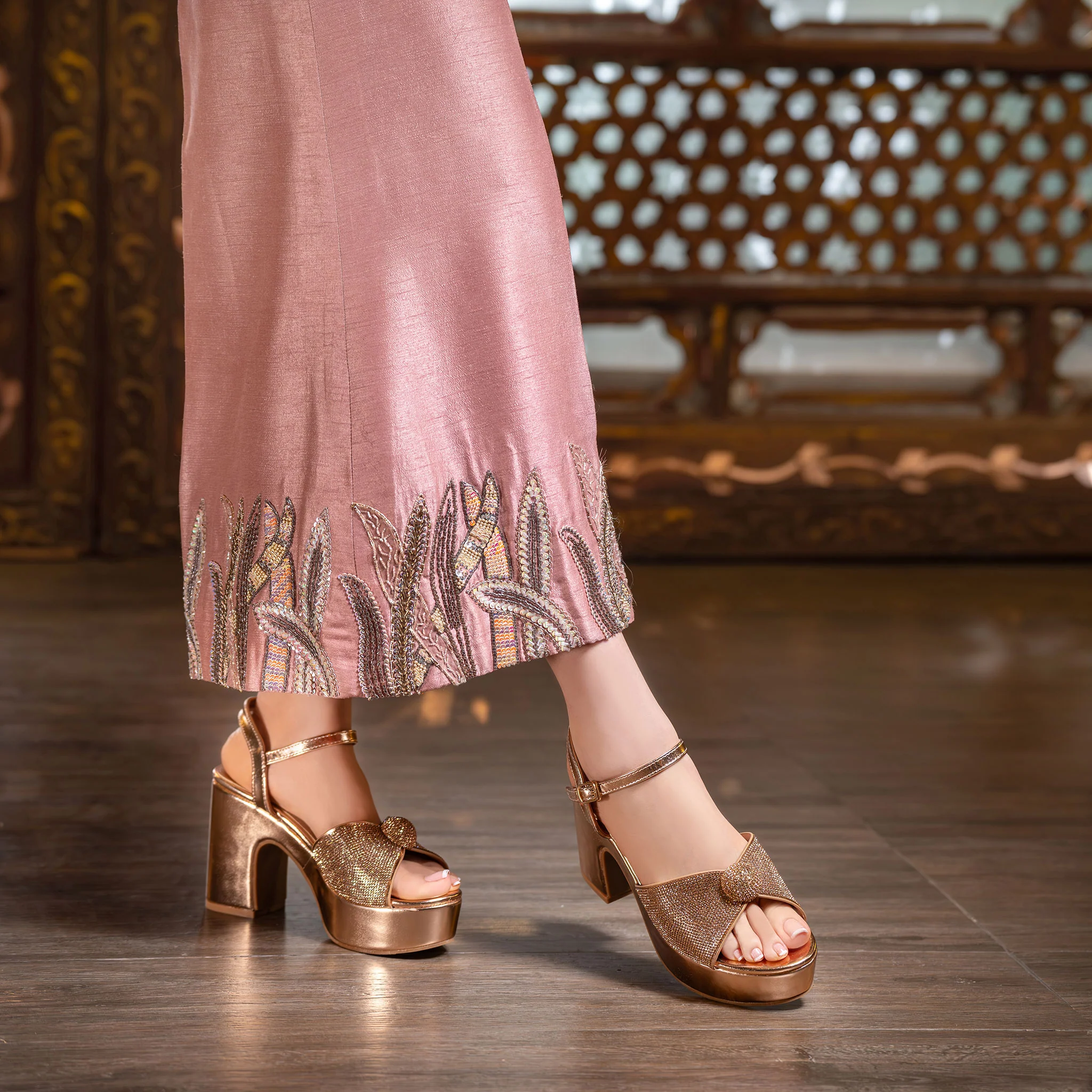 Bridal Sandal Heels - Image 3