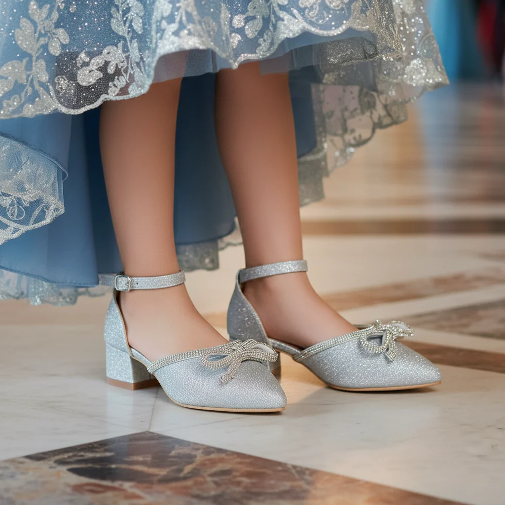 Kids Fancy Court Shoes (Large Size)