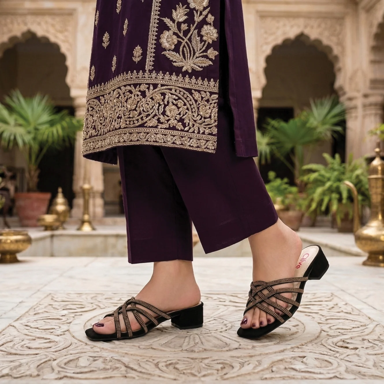 Formal Slipper Heel