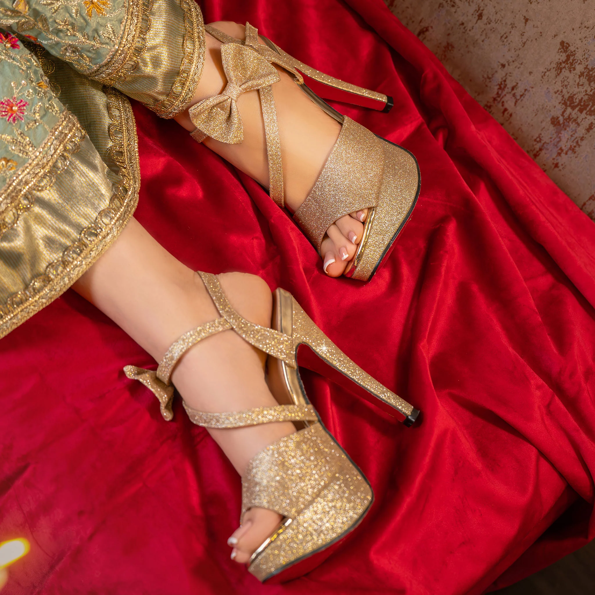 Bridal Sandal Heels - Image 3