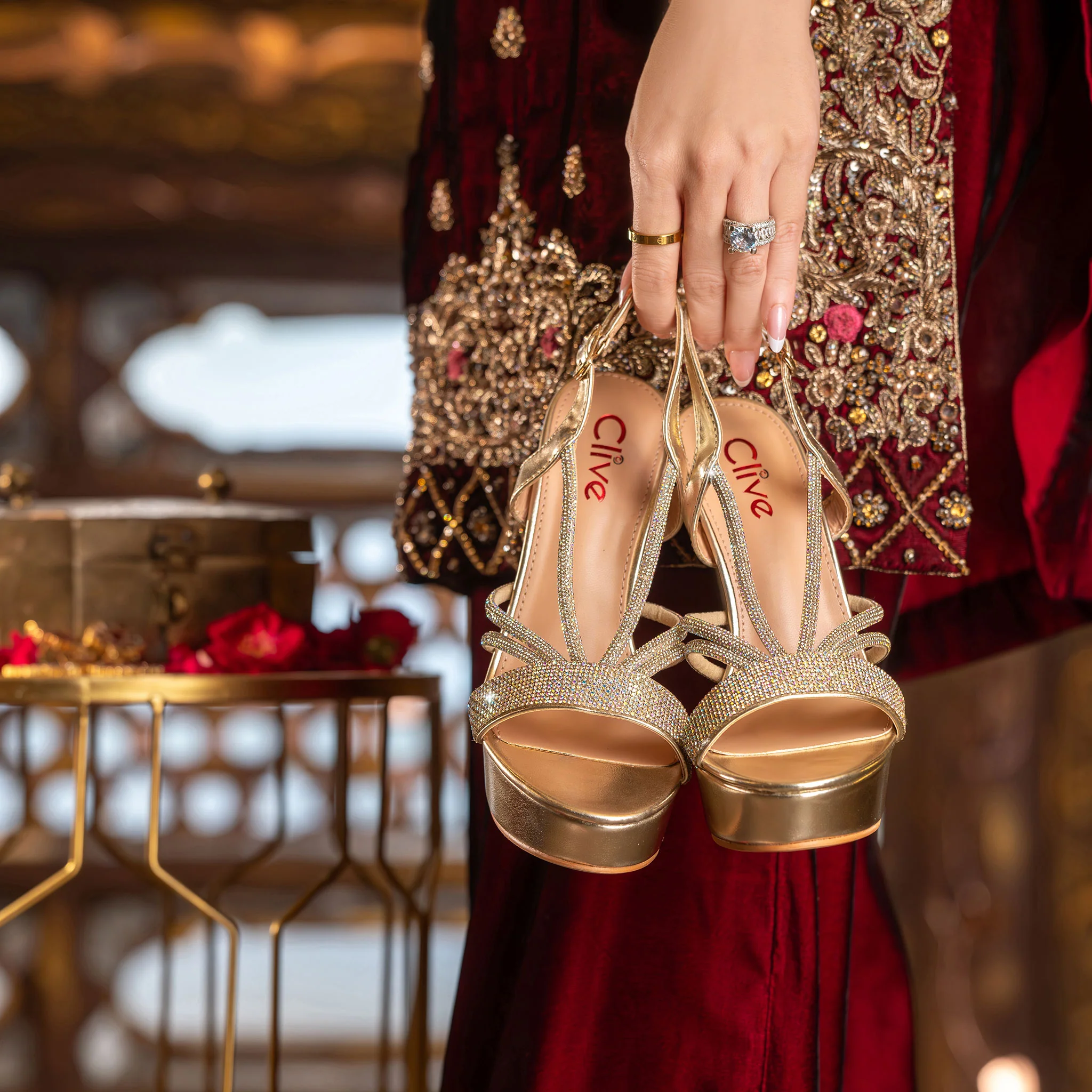 Bridal Sandal Heels - Image 2