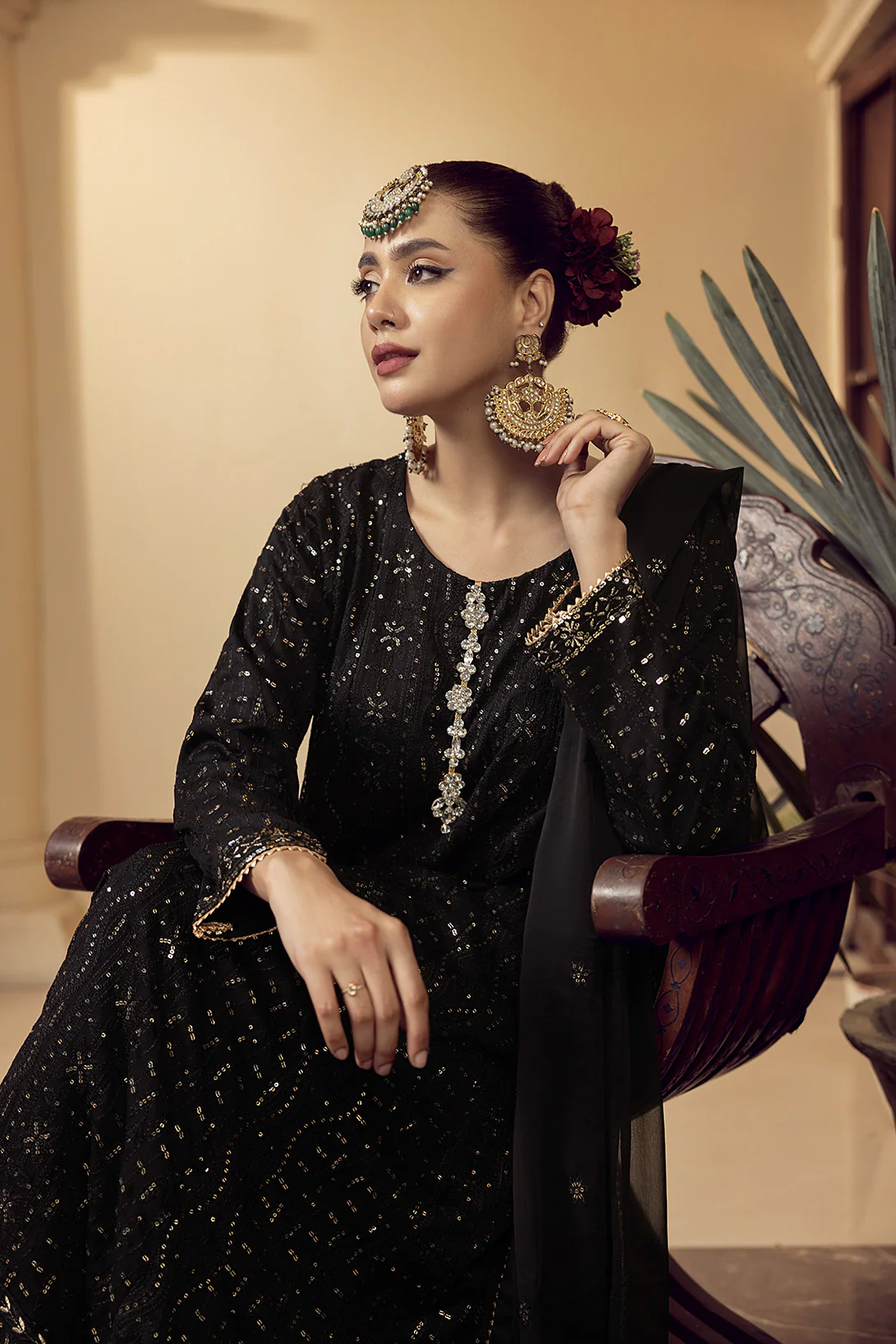 4-PC Embroided Chiffon - Image 4